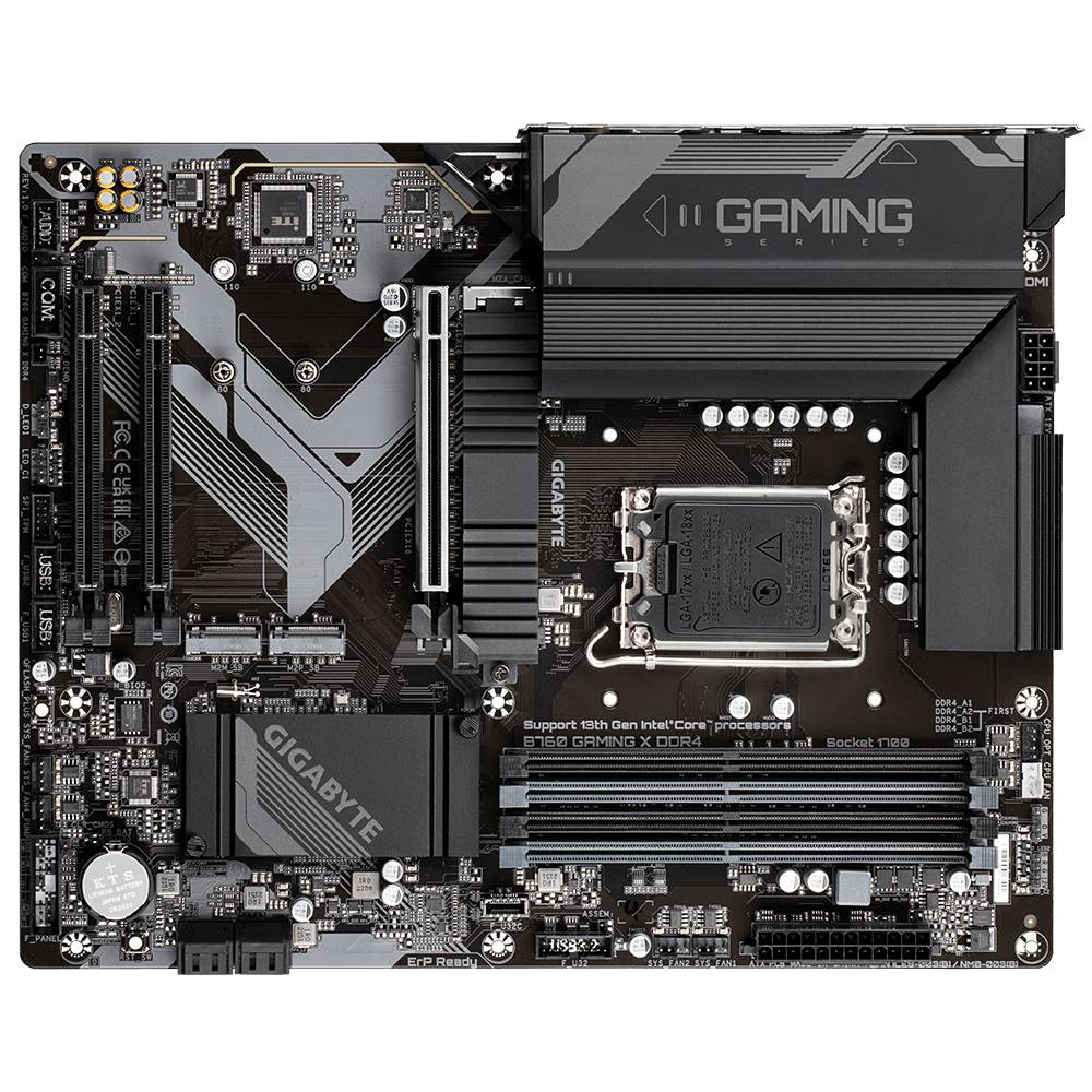 Gigabyte B760 GAMING X DDR4 Mainboard Sockel (PC) Intel® LGA 1700 Formfaktor (Details) ATX Mainboard-Chipsatz Intel® B760 Express