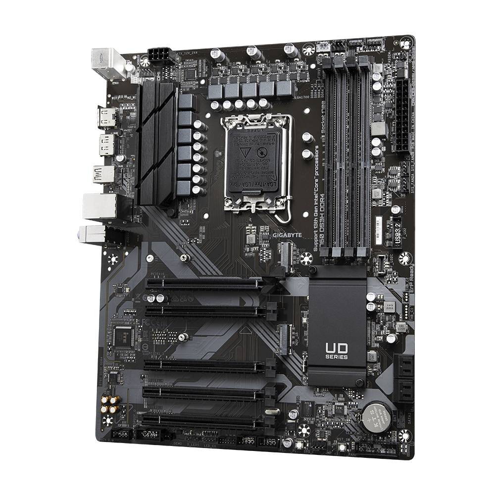Gigabyte B760 DS3H DDR4 Mainboard Sockel (PC) Intel® 1700 Formfaktor (Details) ATX Mainboard-Chipsatz Intel® B760 Express