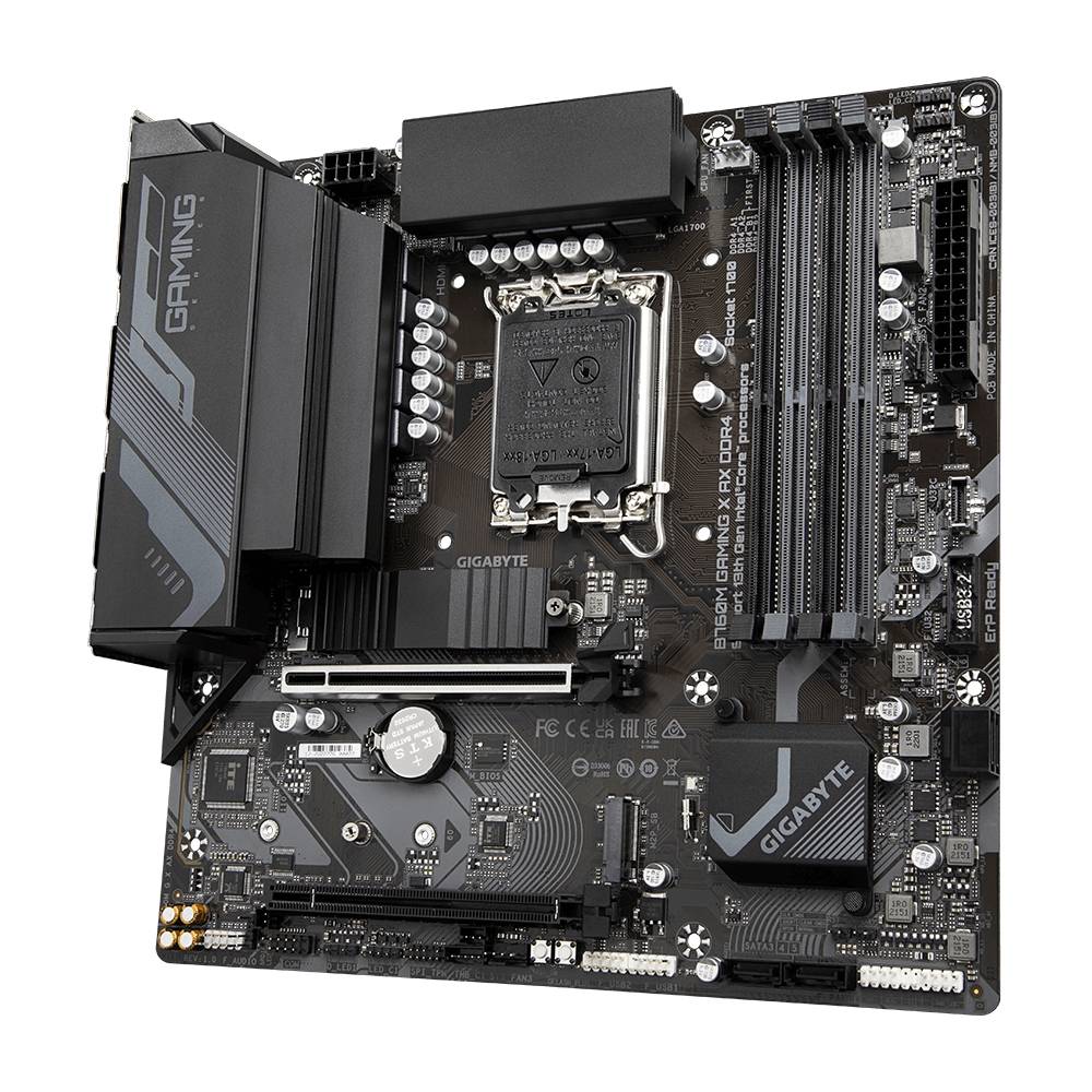 Gigabyte B760M GAMING X AX DDR4 Mainboard Sockel (PC) Intel® LGA 1700 Formfaktor (Details) Micro-ATX Mainboard-Chipsatz Intel® B760