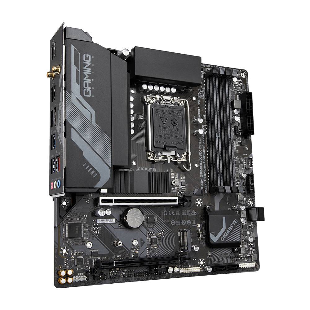 Gigabyte B760M GAMING X AX DDR4 Mainboard Sockel (PC) Intel® LGA 1700 Formfaktor (Details) Micro-ATX Mainboard-Chipsatz Intel® B760
