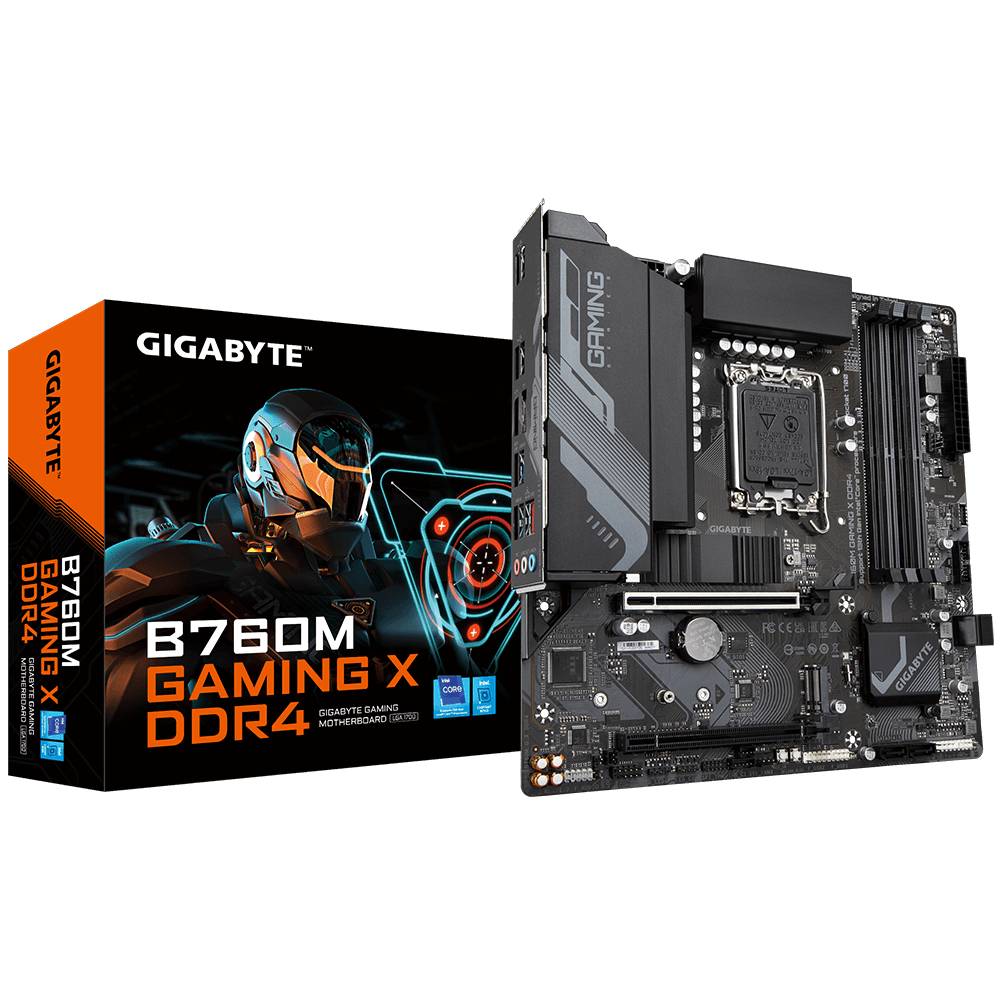 Gigabyte B760M GAMING X DDR4 Mainboard Sockel (PC) Intel® LGA 1700 Formfaktor (Details) Micro-ATX Mainboard-Chipsatz Intel® B760