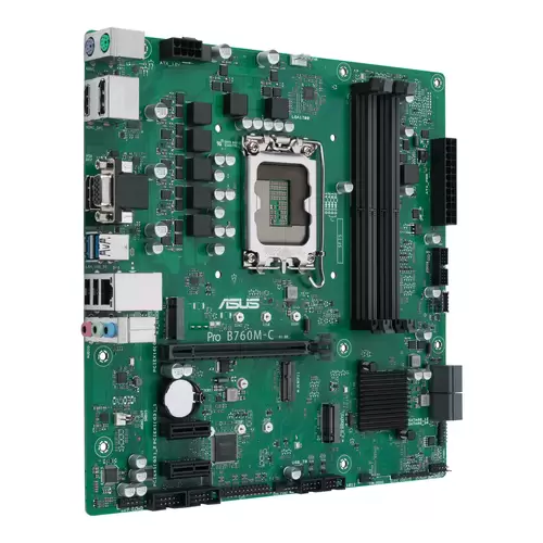Asus PRO B760M-C-CSM Mainboard Sockel (PC) Intel® LGA 1700 Formfaktor (Details) Micro-ATX Mainboard-Chipsatz Intel® B760 Asus PRO B760M-C-CSM Mainboard Sockel (PC) Intel® LGA 1700 Formfaktor (Details) Micro-ATX Mainboard-Chipsatz Intel® B760