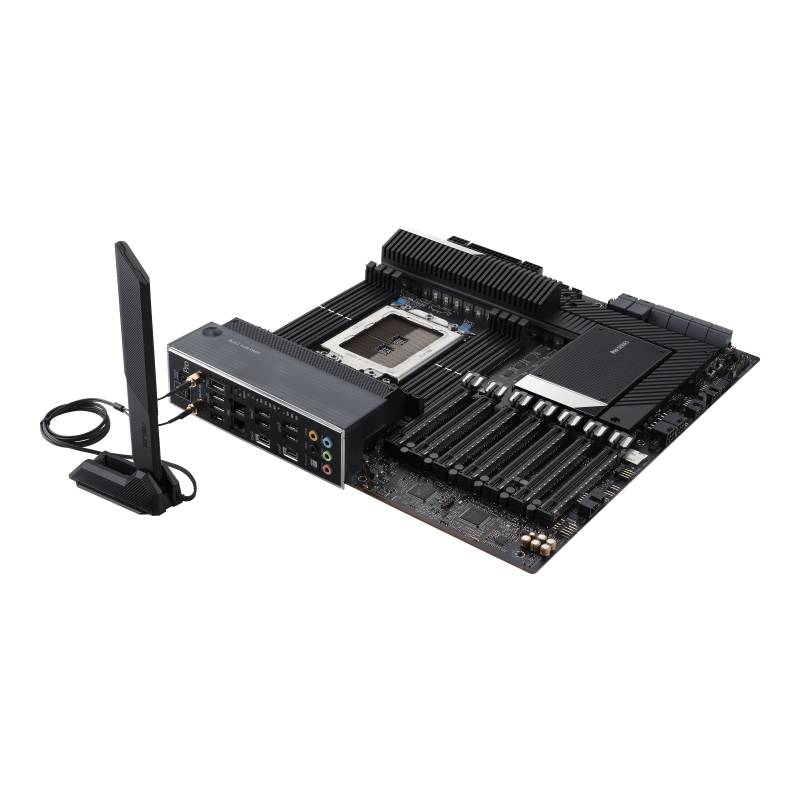 Asus Pro WS WRX80E-SAGE SE WIFI II Mainboard Sockel (PC) AMD® sWRX8 Formfaktor (Details) ATX Mainboard-Chipsatz AMD® WRX80