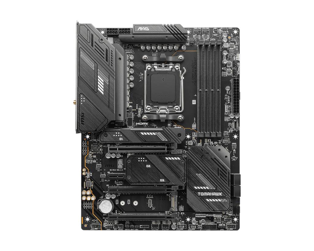 MSI MAG X670E TOMAHAWK WIFI Mainboard Sockel (PC) AMD® AM5 Formfaktor (Details) Micro-ATX Mainboard-Chipsatz AMD® X670