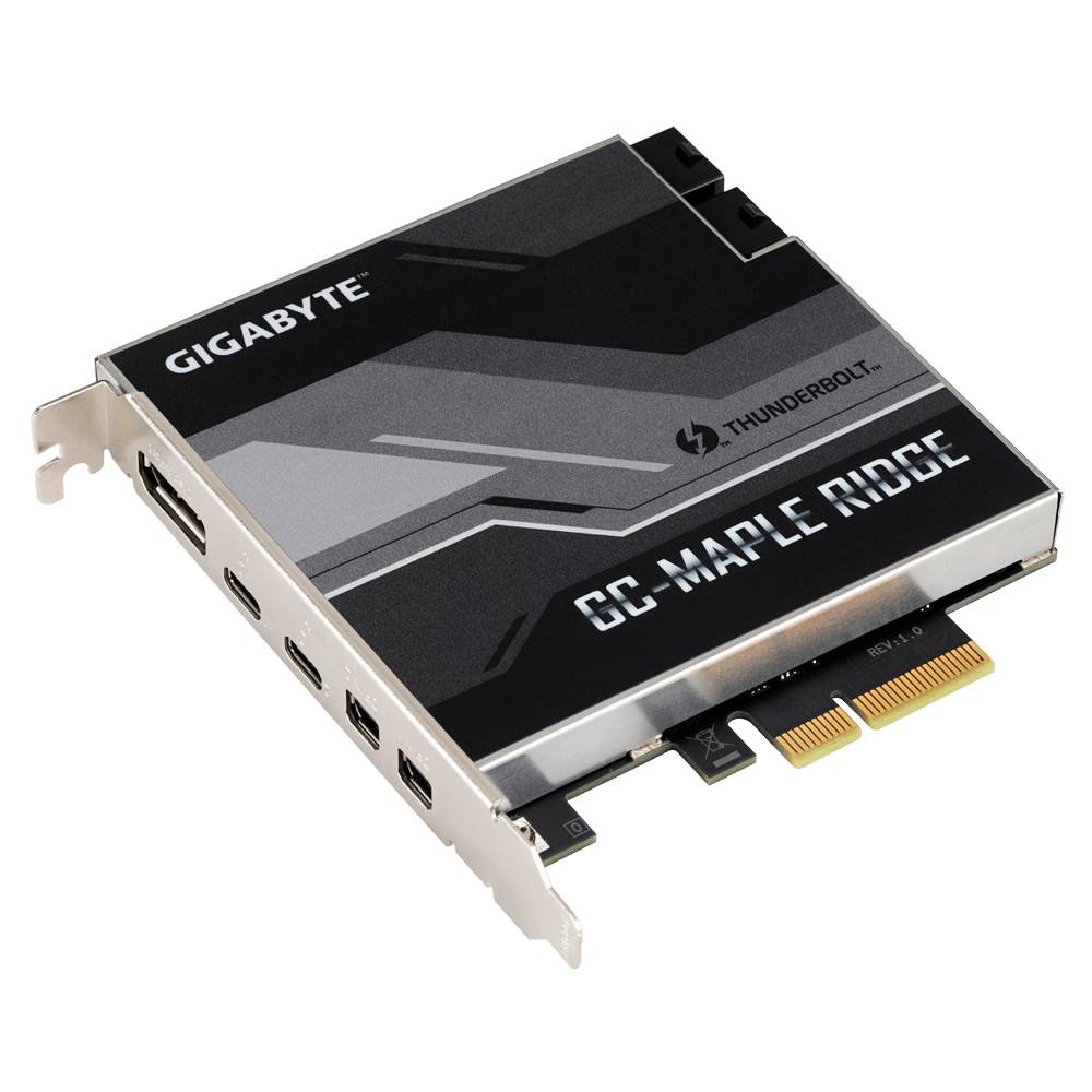 Gigabyte GC-MAPLE RIDGE PCI-Express Karte DisplayPort, Mini DisplayPort, Thunderbolt 4, USB-A (USB 3.2 Gen 2) PCIe