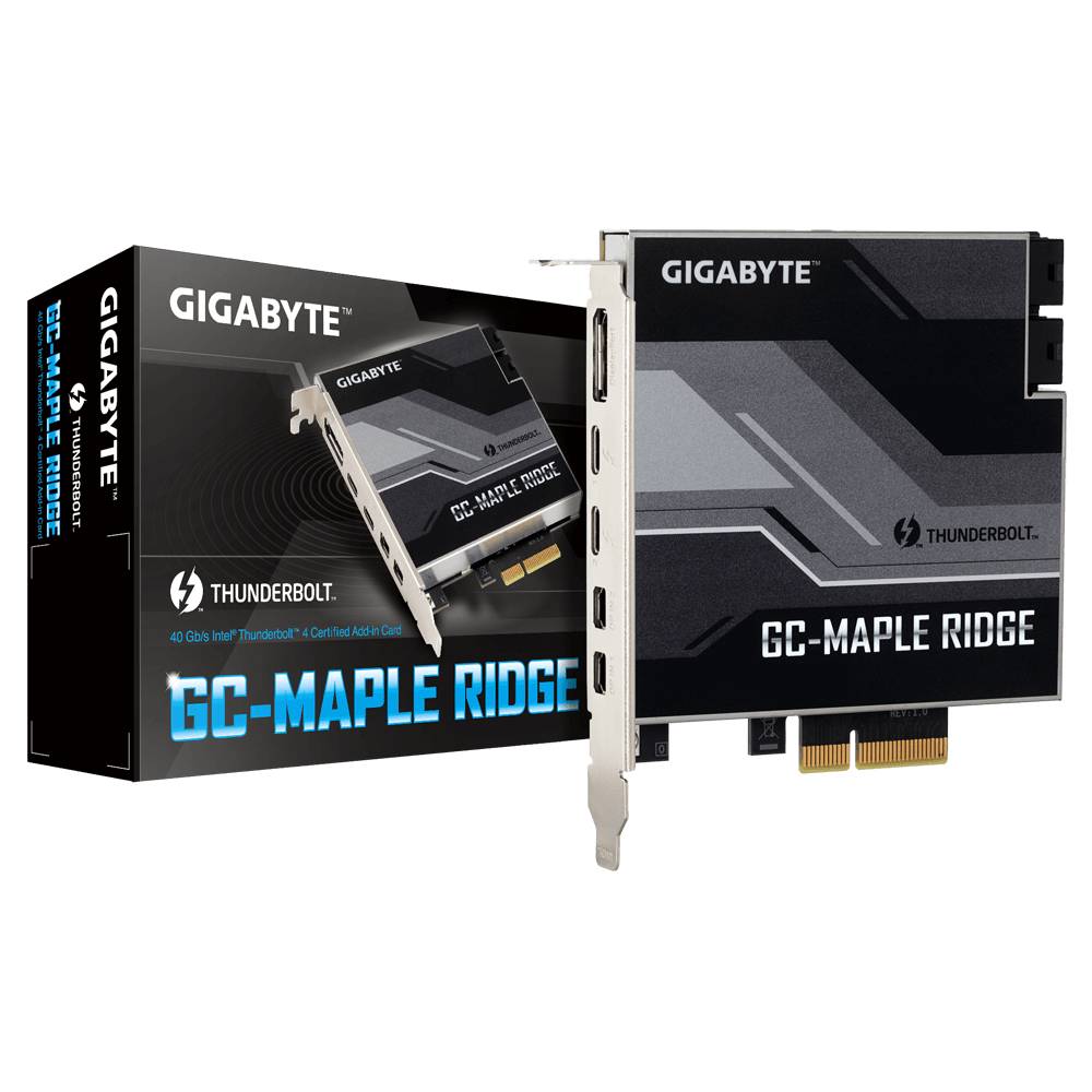 Gigabyte GC-MAPLE RIDGE PCI-Express Karte DisplayPort, Mini DisplayPort, Thunderbolt 4, USB-A (USB 3.2 Gen 2) PCIe