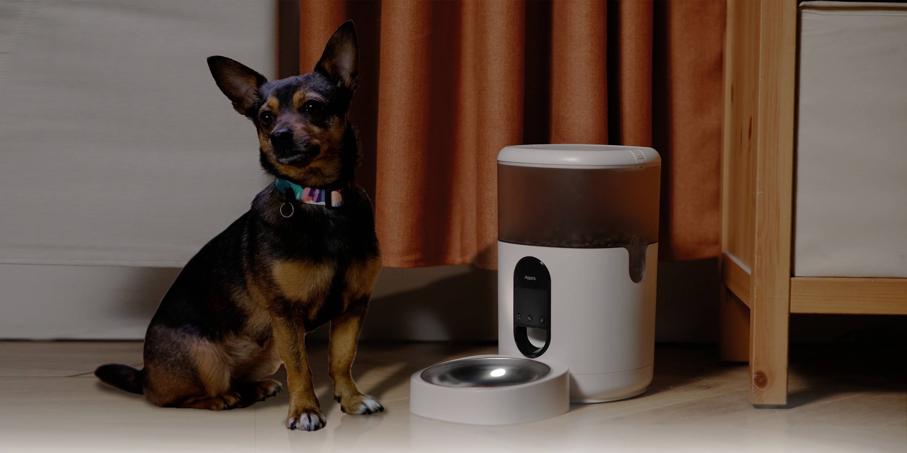 Aqara Futterautomat PETC1-M01 Weiß Alexa (separate Basisstation erforderlich), Google Home (separate Basisstation erforderlich)