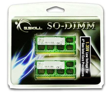 G.Skill 8GB DDR3-1600 Laptop-Arbeitsspeicher Modul DDR3 8GB 2 x 4GB 1600MHz F3-1600C11D-8GSL