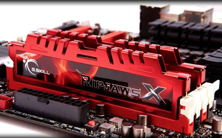 G.Skill RipjawsX, 16GB (2x 8GB) DDR3 PC-Arbeitsspeicher Kit DDR3 16 GB 2 x 8 GB 2133 MHz 240pin DIMM F3-2133C11D-16GXL