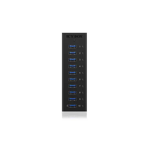 ICY BOX IB-AC6110 10 Port USB 3.2 Gen 1-Hub (USB 3.0) Schwarz ICY BOX IB-AC6110 10 Port USB 3.2 Gen 1-Hub (USB 3.0) Schwarz