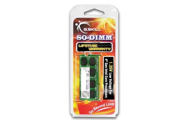 G.Skill 4GB DDR3-1600 Laptop-Arbeitsspeicher Modul DDR3 4GB 1 x 4GB 1600MHz F3-1600C9S-4GSL
