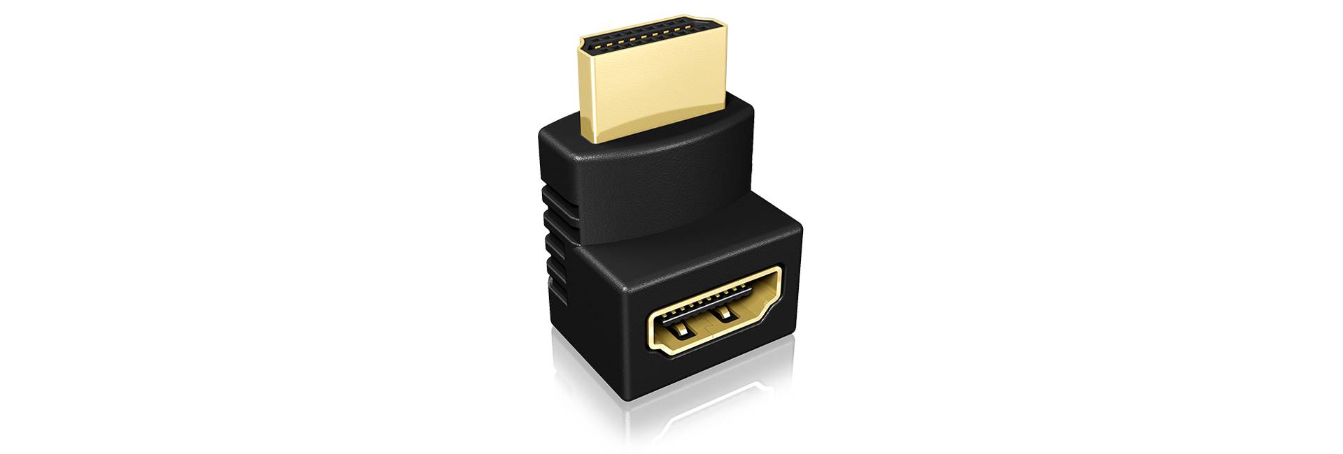 ICY BOX Monitor Adapter [1x HDMI-Stecker - 1x HDMI-Buchse] IB-CB009-1