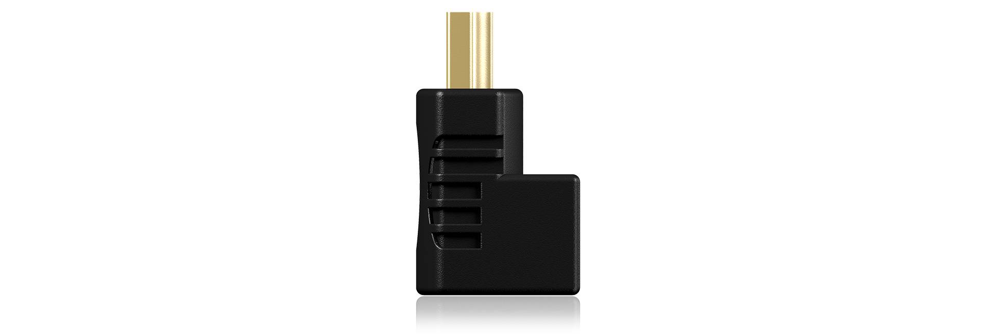 ICY BOX Monitor Adapter [1x HDMI-Stecker - 1x HDMI-Buchse] IB-CB009-1