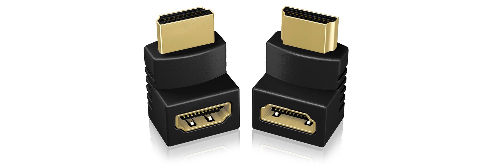 ICY BOX Monitor Adapter [1x HDMI-Stecker - 1x HDMI-Buchse] IB-CB009-1