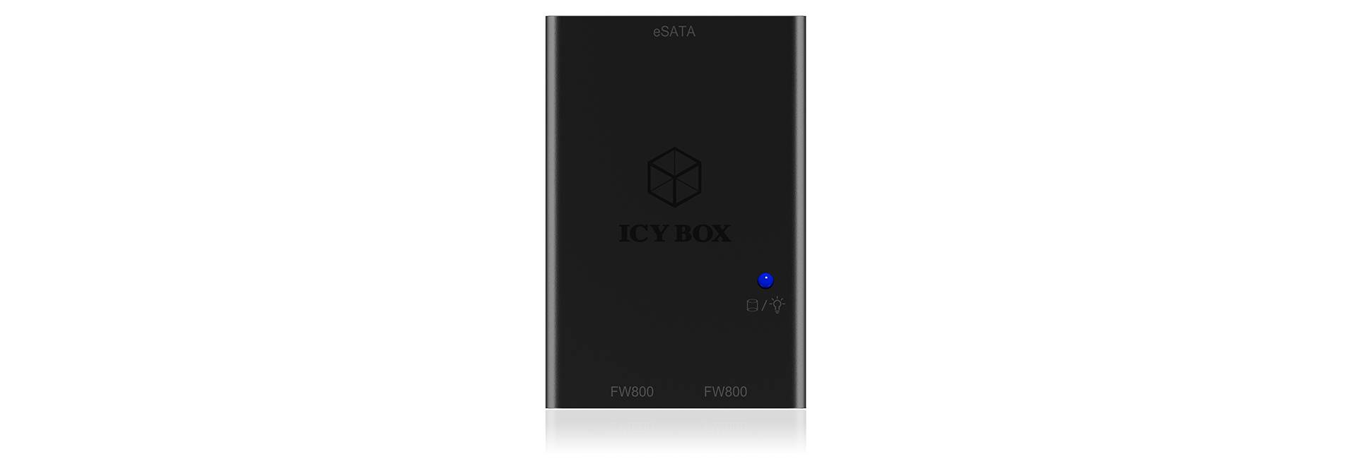 ICY BOX IB-AC547 Schnittstellen-Konverter [2x Firewire (800) Buchse 6pol. - 1x eSATA-Buchse 7pol.]