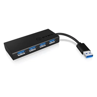 ICY BOX IB-AC6104-B 4 Port USB 3.2 Gen 1-Hub (USB 3.0) Schwarz ICY BOX IB-AC6104-B 4 Port USB 3.2 Gen 1-Hub (USB 3.0) Schwarz