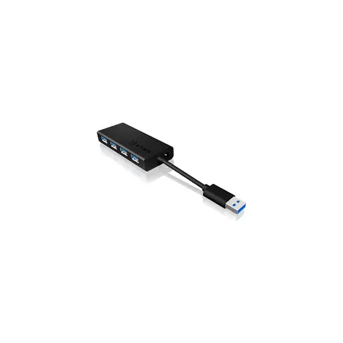 ICY BOX IB-AC6104-B 4 Port USB 3.2 Gen 1-Hub (USB 3.0) Schwarz ICY BOX IB-AC6104-B 4 Port USB 3.2 Gen 1-Hub (USB 3.0) Schwarz