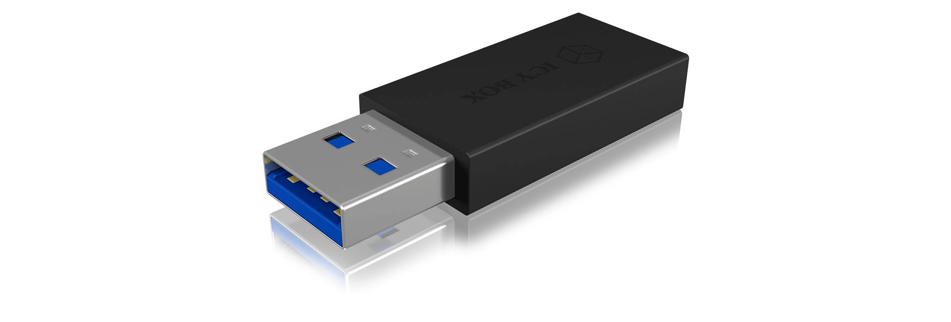 ICY BOX USB-C® Adapter [1x USB-C® Stecker - 1x USB 3.2 Gen 1 Buchse A (USB 3.0)] IB-CB015