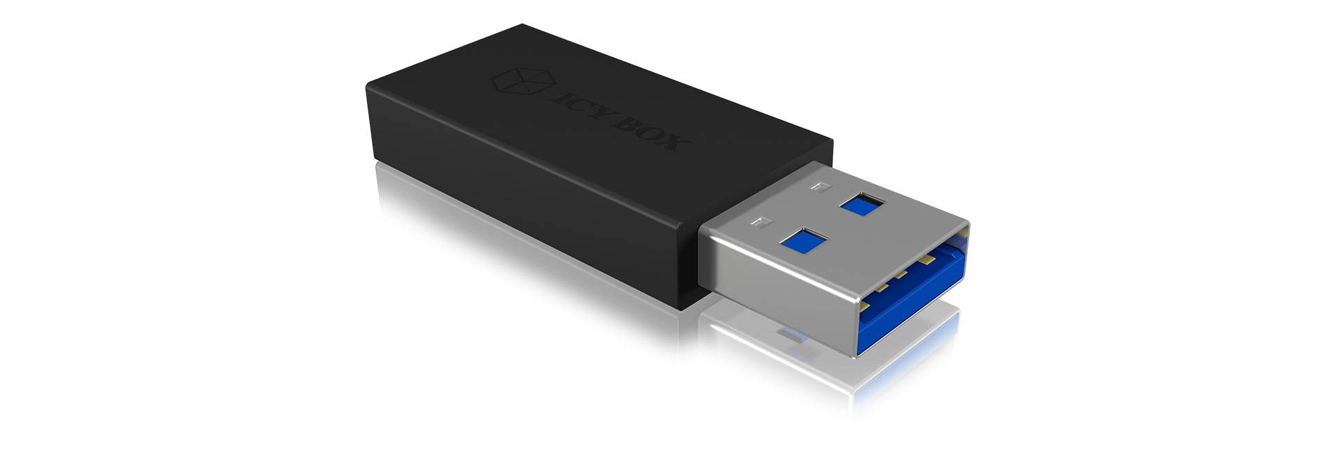 ICY BOX USB-C® Adapter [1x USB-C® Stecker - 1x USB 3.2 Gen 1 Buchse A (USB 3.0)] IB-CB015