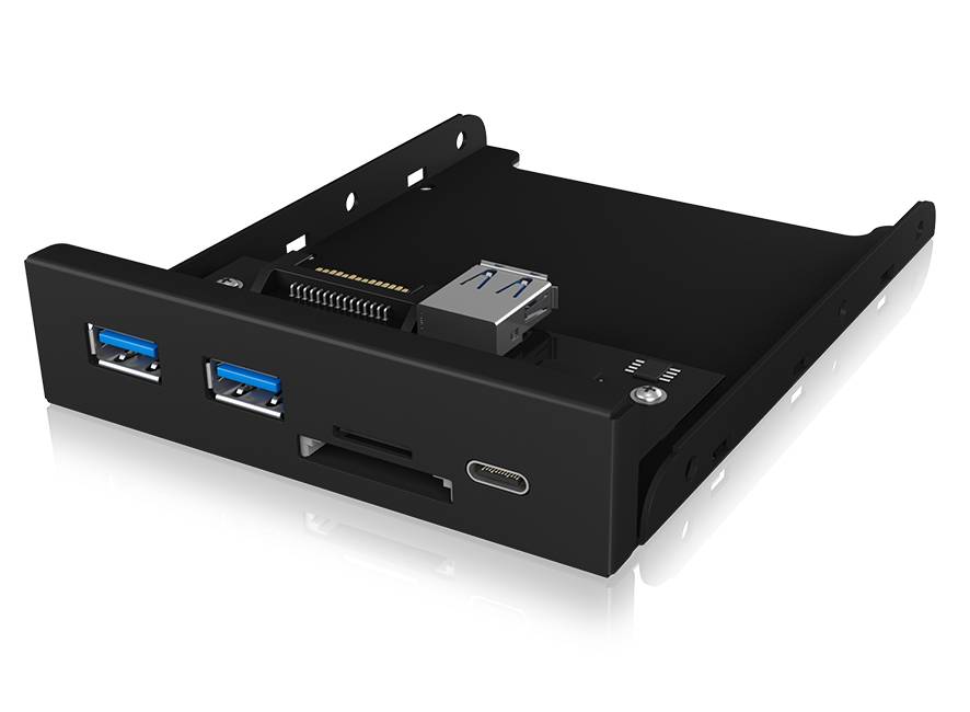 ICY BOX IB-HUB1417-i3 3 Port USB 3.2 Gen 1-Hub (USB 3.0) Schwarz