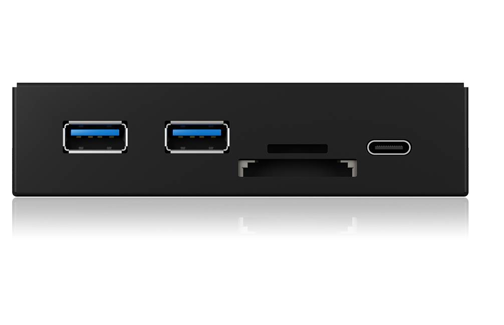 ICY BOX IB-HUB1417-i3 3 Port USB 3.2 Gen 1-Hub (USB 3.0) Schwarz