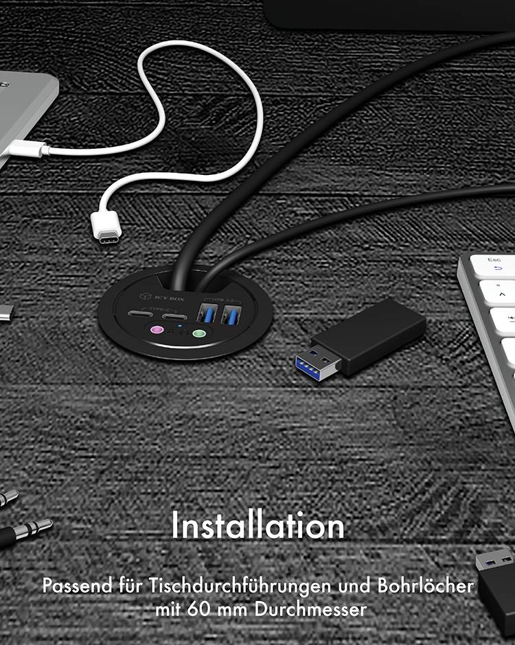 ICY BOX USB-Hub IB-HUB1403B