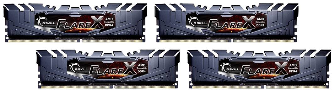 G.Skill F4-3200C16Q-64GFX PC-Arbeitsspeicher Kit DDR4 64 GB 4 x 16 GB 3200 MHz F4-3200C16Q-64GFX