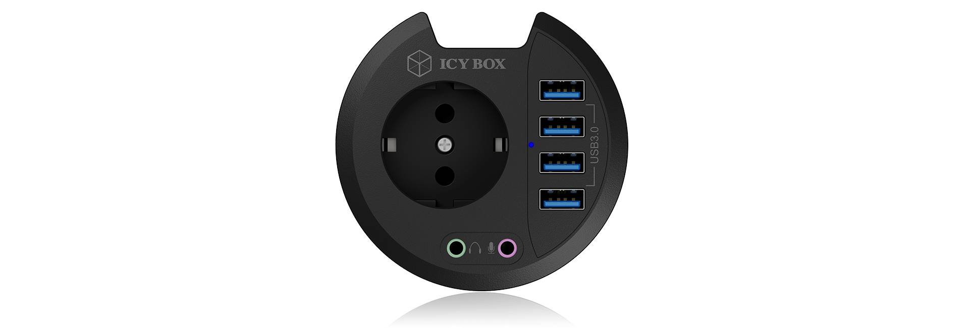ICY BOX IB-HUB1430 6 Port USB 3.2 Gen 1-Hub (USB 3.0) Schwarz