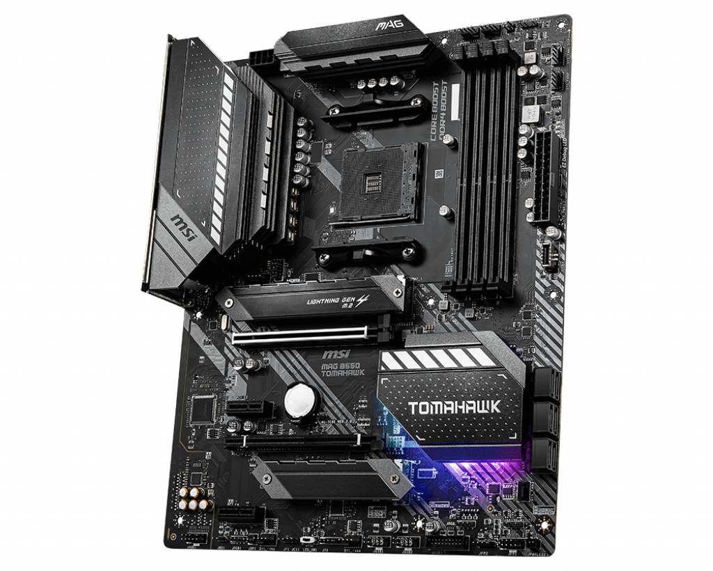 MSI MAG B550 Tomahawk Mainboard Sockel (PC) AMD® AM4 Formfaktor (Details) ATX Mainboard-Chipsatz AMD® B550