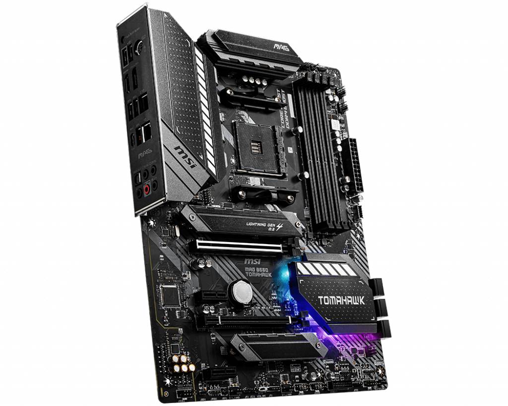 MSI MAG B550 Tomahawk Mainboard Sockel (PC) AMD® AM4 Formfaktor (Details) ATX Mainboard-Chipsatz AMD® B550
