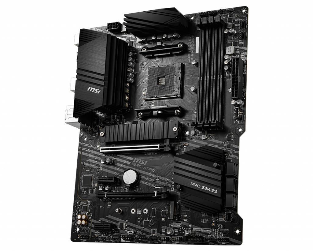 MSI B550-A PRO Mainboard Sockel (PC) AMD® AM4 Formfaktor (Details) ATX Mainboard-Chipsatz AMD® B550