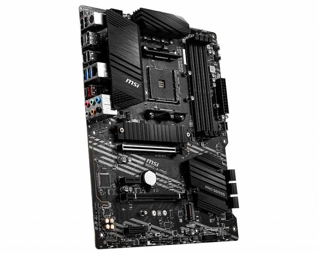 MSI B550-A PRO Mainboard Sockel (PC) AMD® AM4 Formfaktor (Details) ATX Mainboard-Chipsatz AMD® B550