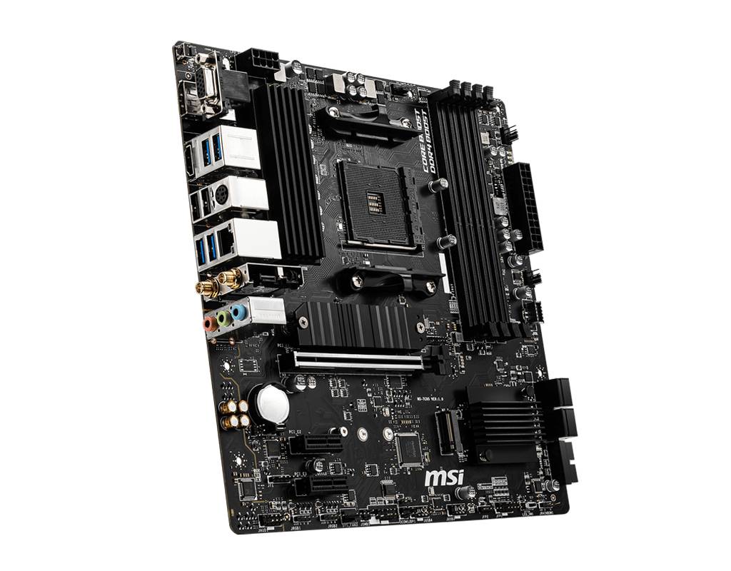 MSI B550M PRO-VDH WIFI Mainboard Sockel (PC) AMD® AM4 Formfaktor (Details) Micro-ATX Mainboard-Chipsatz AMD® B550