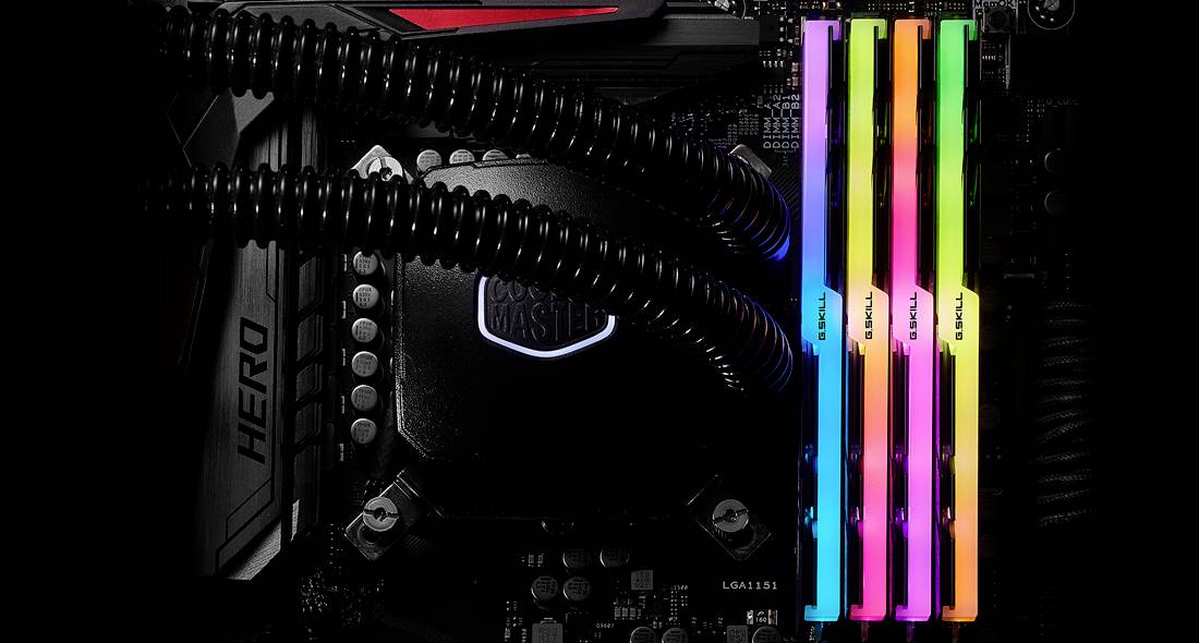 G.Skill F4-4000C18Q-128GTZR PC-Arbeitsspeicher Kit DDR4 128 GB 4 x 32 GB 4000 MHz F4-4000C18Q-128GTZR