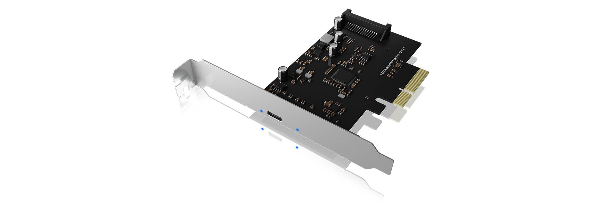 ICY BOX IB-PCI1901-C32 1+1 Port USB 3.2 Gen 2x2-Controllerkarte USB-C® (USB 3.2 Gen 2) PCIe