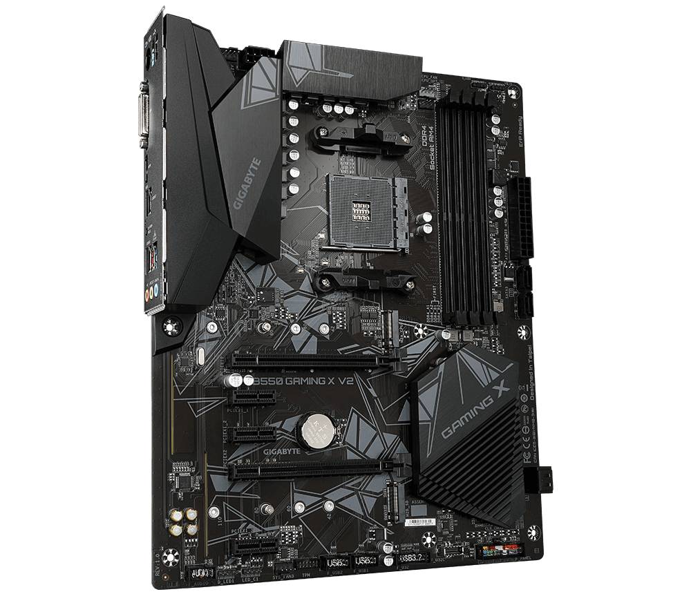 Gigabyte B550 Gaming X V2 Mainboard Sockel (PC) AMD® AM4 Formfaktor (Details) ATX Mainboard-Chipsatz AMD® B550