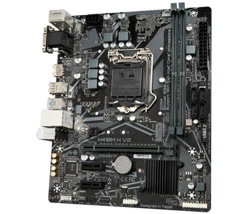 Gigabyte H410M H V2 Mainboard Sockel (PC) Intel® LGA 1200 Formfaktor (Details) Micro-ATX Mainboard-Chipsatz Intel® H410