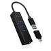 ICY BOX IB-HUB1419-LAN 4 Port USB 3.2 Gen 1-Hub (USB 3.0) Schwarz ICY BOX IB-HUB1419-LAN 4 Port USB 3.2 Gen 1-Hub (USB 3.0) Schwarz