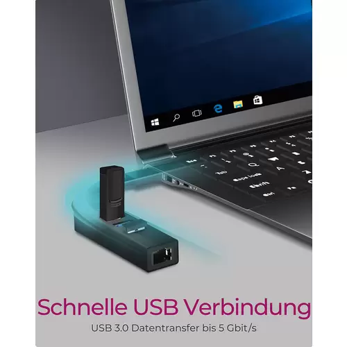ICY BOX IB-HUB1419-LAN 4 Port USB 3.2 Gen 1-Hub (USB 3.0) Schwarz ICY BOX IB-HUB1419-LAN 4 Port USB 3.2 Gen 1-Hub (USB 3.0) Schwarz