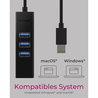 ICY BOX IB-HUB1419-LAN 4 Port USB 3.2 Gen 1-Hub (USB 3.0) Schwarz ICY BOX IB-HUB1419-LAN 4 Port USB 3.2 Gen 1-Hub (USB 3.0) Schwarz
