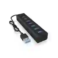 ICY BOX IB-HUB1700-U3 7 Port USB 3.2 Gen 1-Hub (USB 3.0) Schwarz ICY BOX IB-HUB1700-U3 7 Port USB 3.2 Gen 1-Hub (USB 3.0) Schwarz
