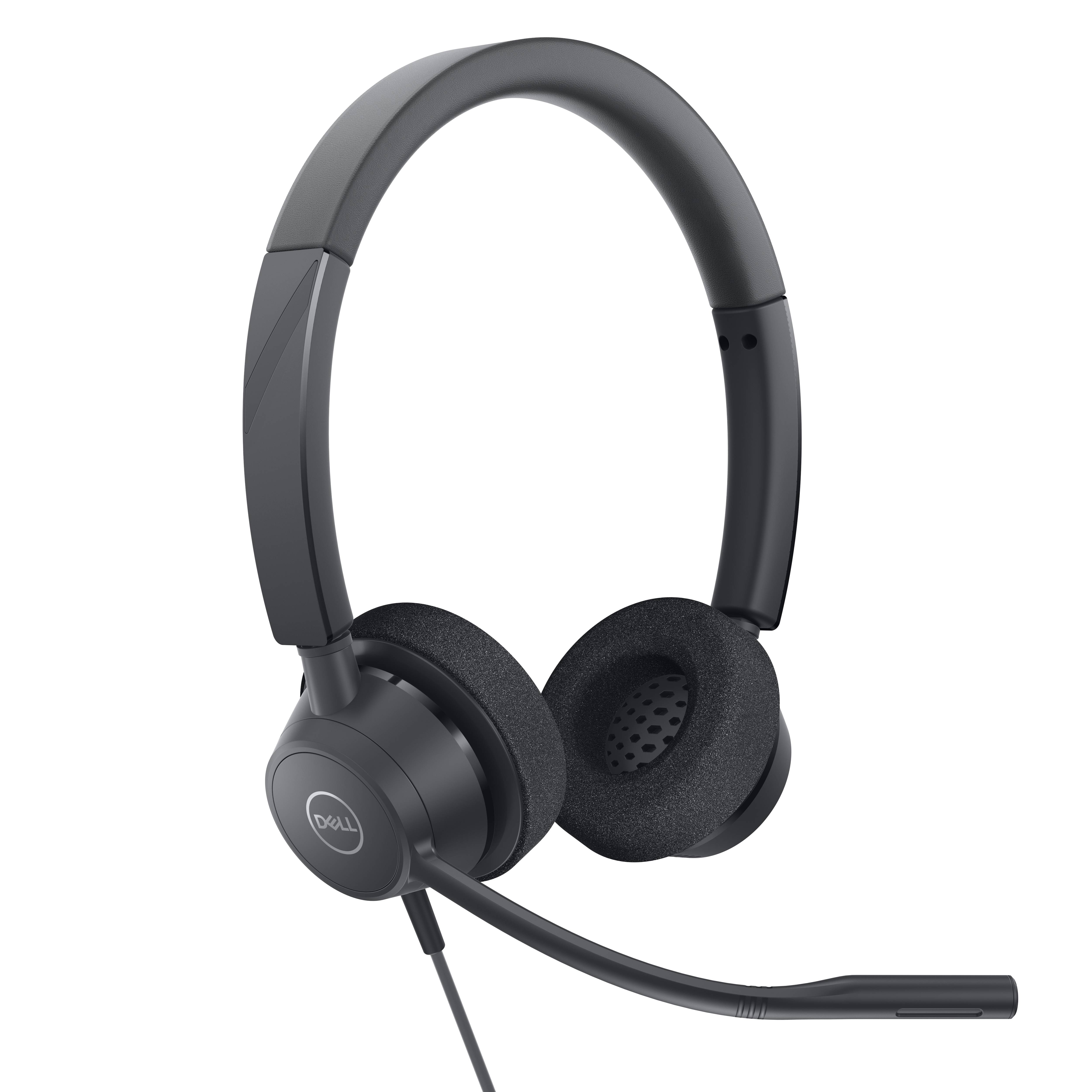 Dell Dell Pro Stereo Headset - WH3022 On Ear Headset Schwarz