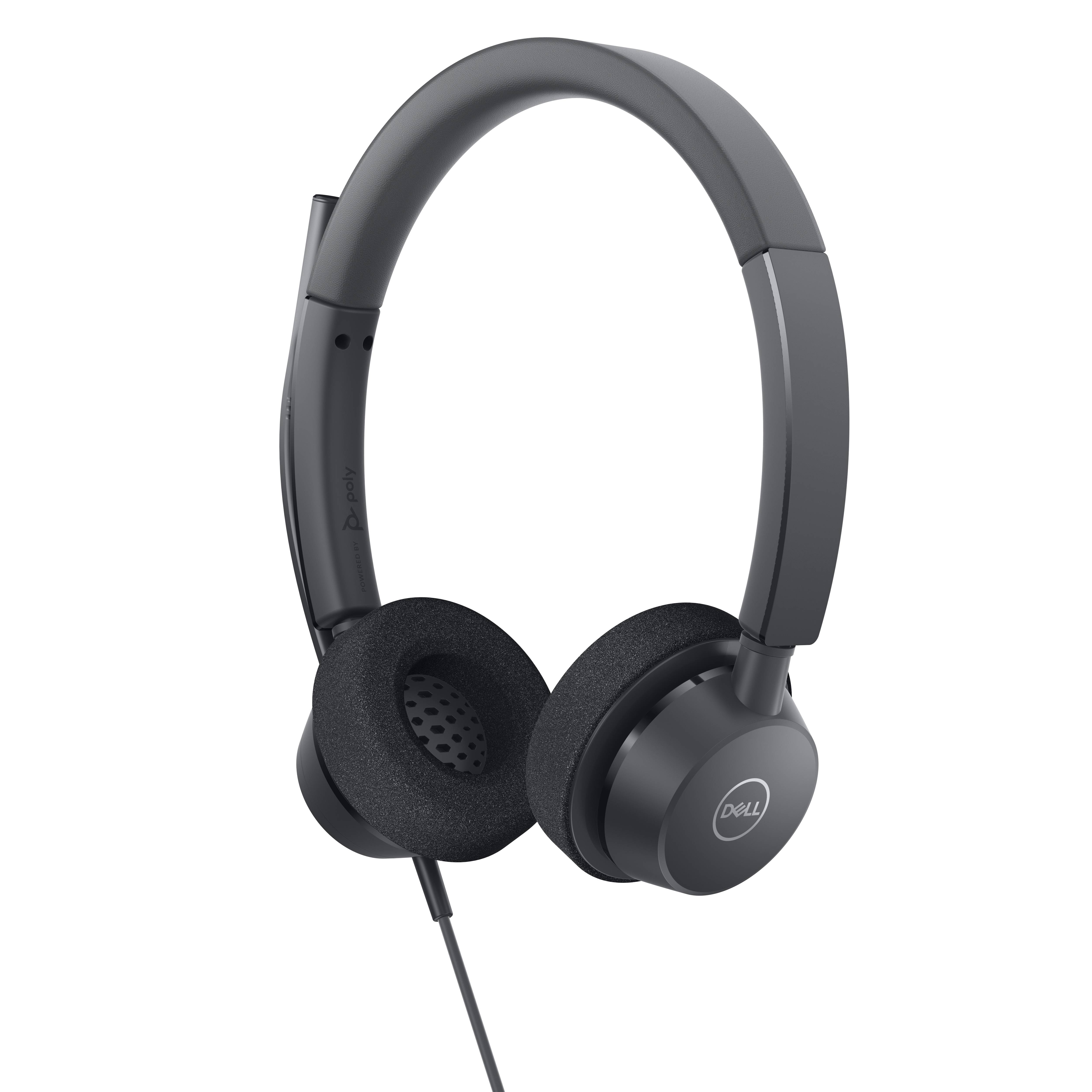 Dell Dell Pro Stereo Headset - WH3022 On Ear Headset Schwarz