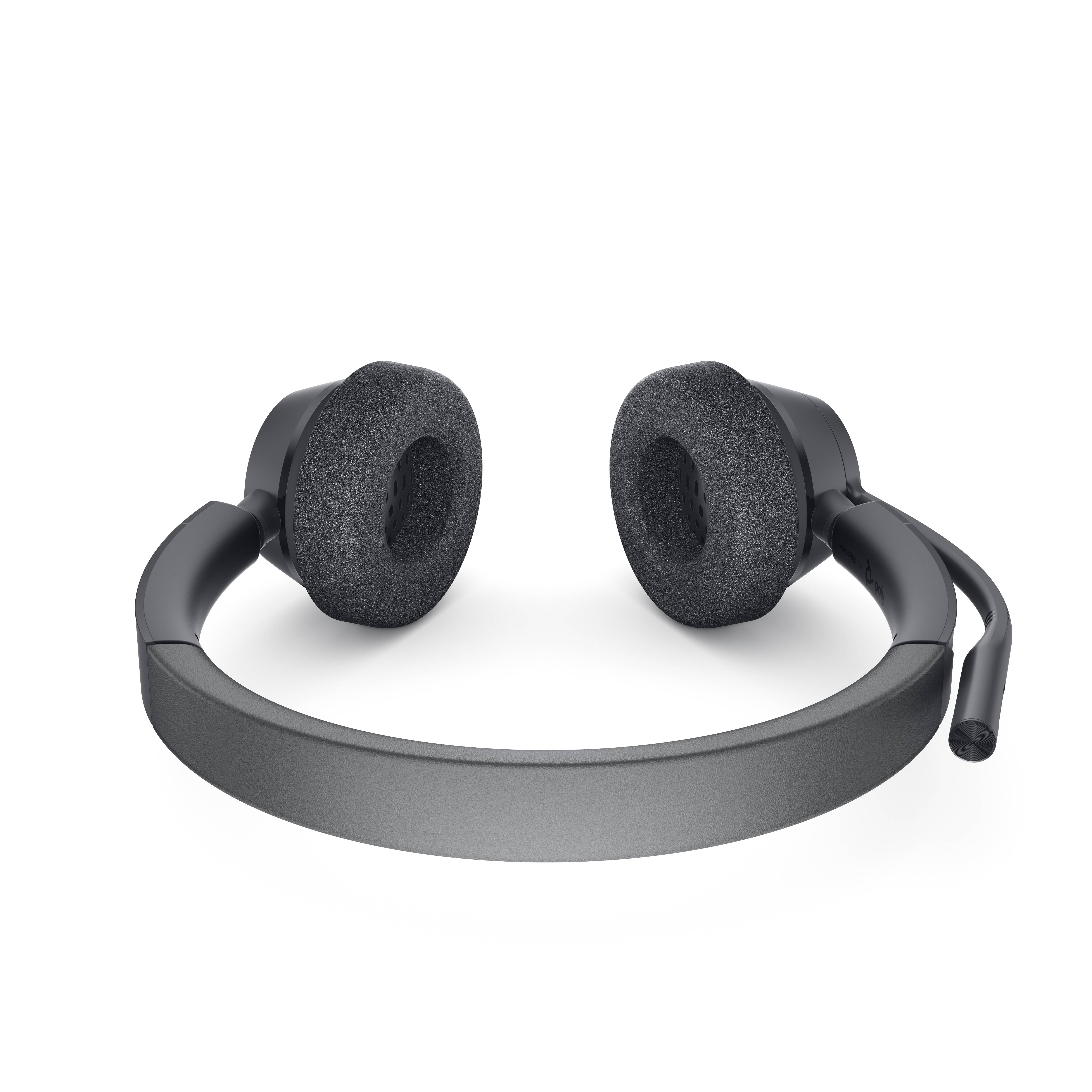 Dell Dell Pro Stereo Headset - WH3022 On Ear Headset Schwarz