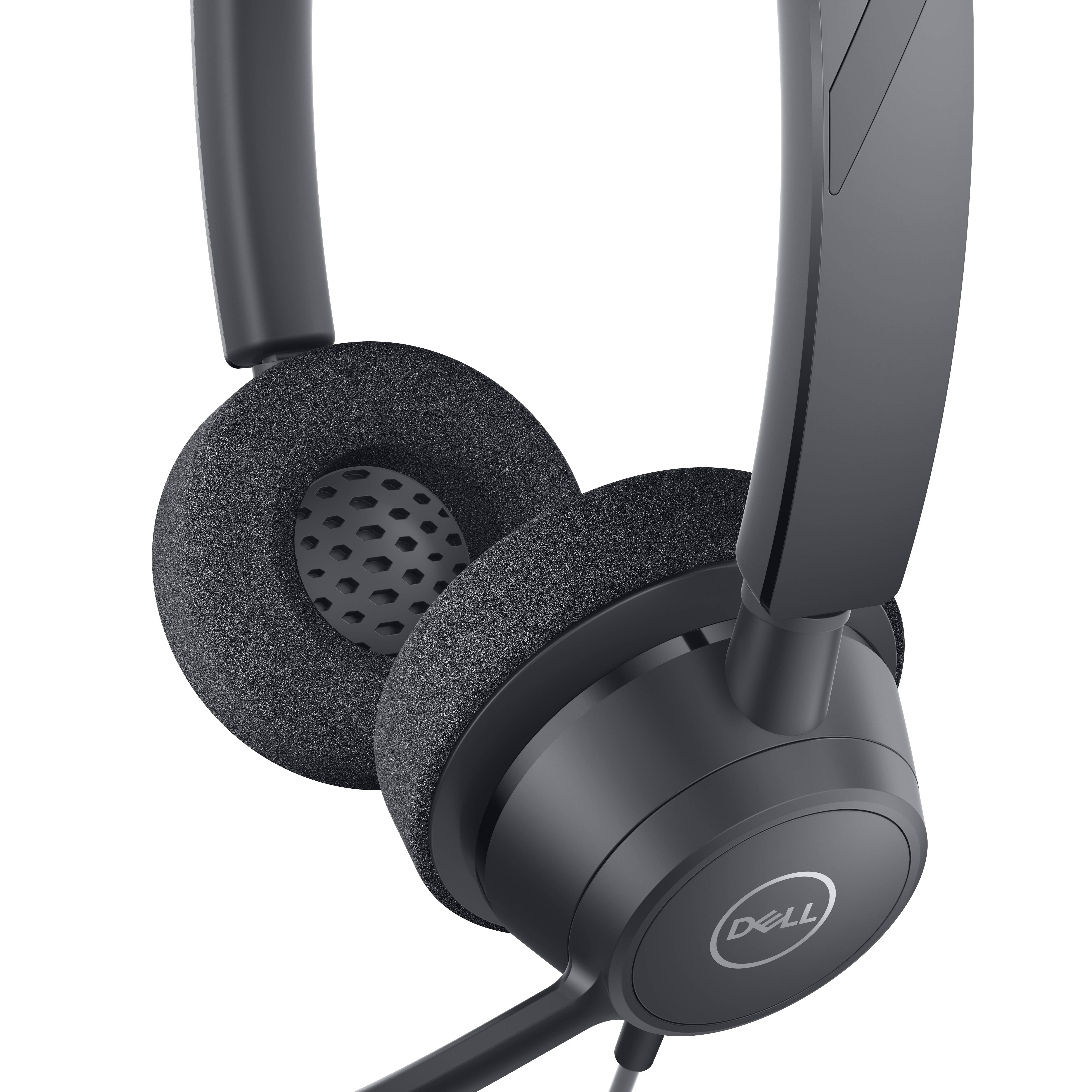 Dell Dell Pro Stereo Headset - WH3022 On Ear Headset Schwarz
