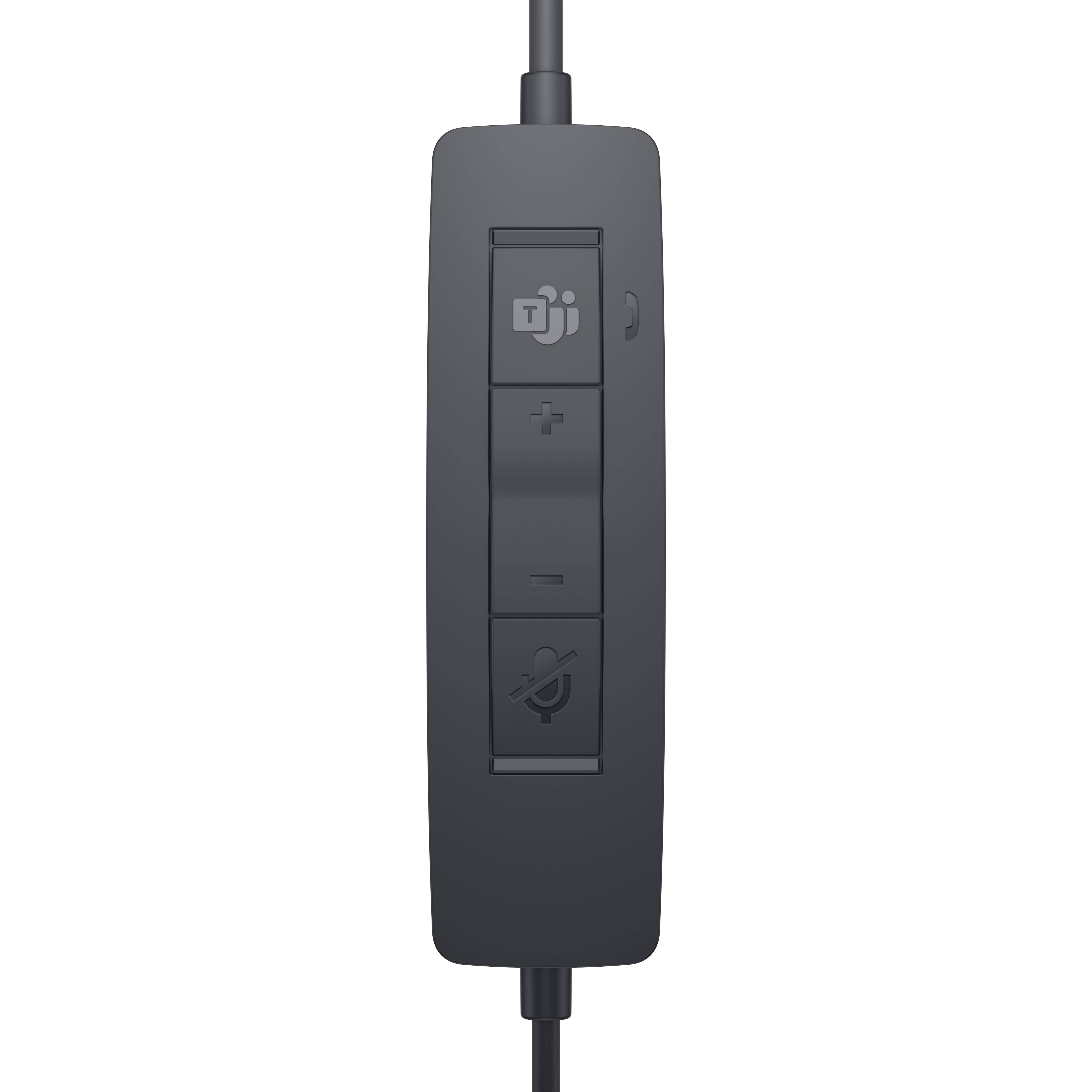 Dell Dell Pro Stereo Headset - WH3022 On Ear Headset Schwarz