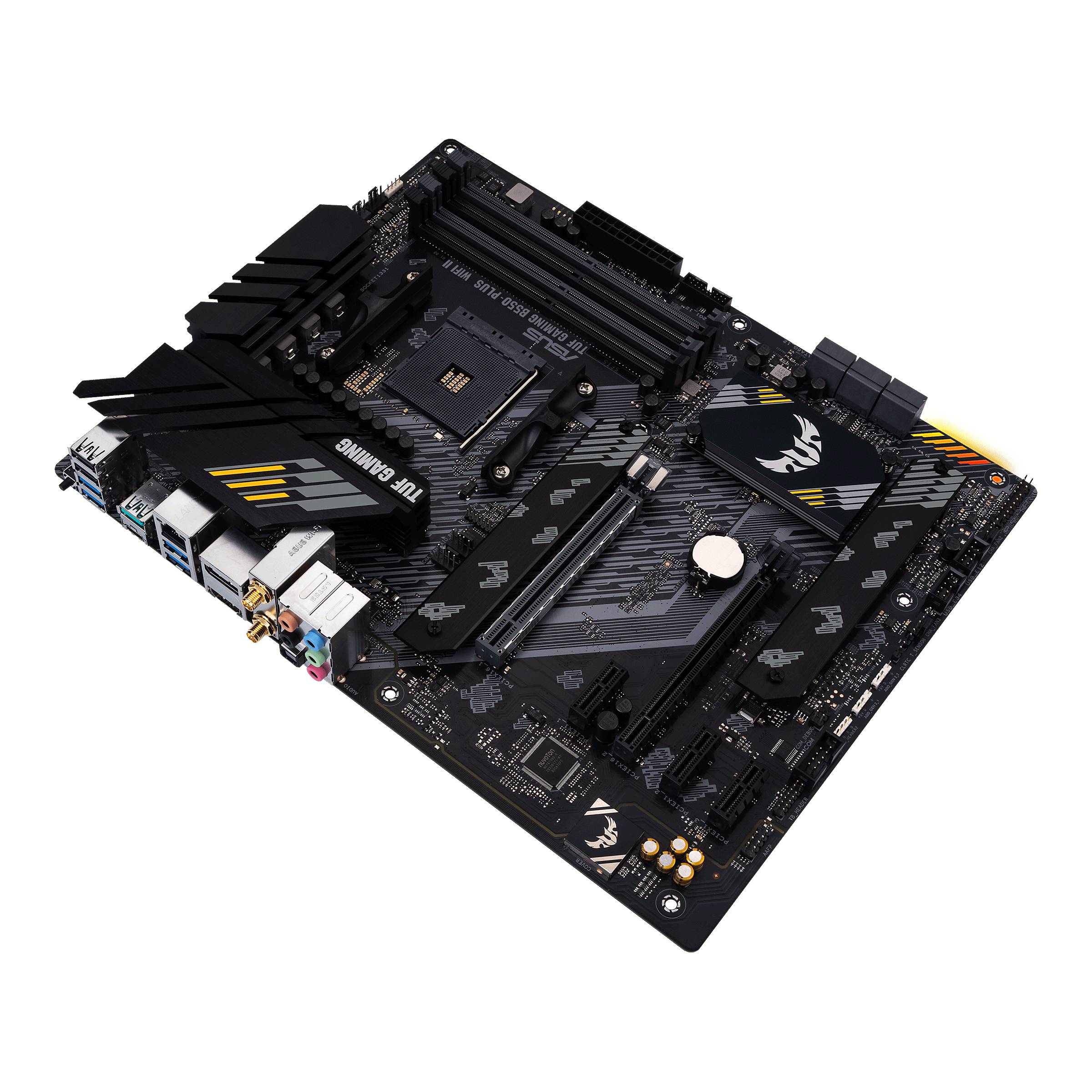 Asus TUF GAMING B550-PLUS WIFI II Mainboard Sockel (PC) AMD® AM4 Formfaktor (Details) ATX Mainboard-Chipsatz AMD® B550