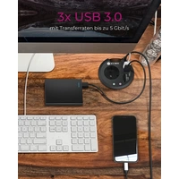 ICY BOX IB-HUB1430-CR 5 Port USB 3.2 Gen 1-Hub (USB 3.0) Schwarz ICY BOX IB-HUB1430-CR 5 Port USB 3.2 Gen 1-Hub (USB 3.0) Schwarz