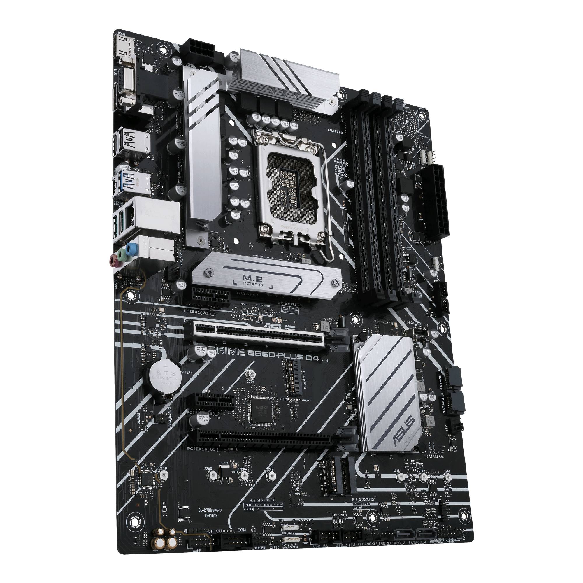 Asus PRIME B660-PLUS D4 Mainboard Sockel (PC) Intel® LGA 1700 Formfaktor (Details) ATX Mainboard-Chipsatz Intel® B660