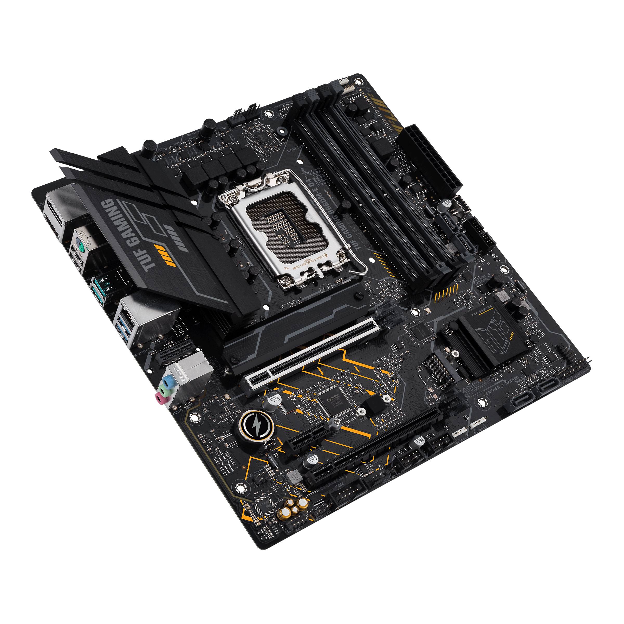Asus TUF GAMING B660M-E D4 Mainboard Sockel (PC) Intel® LGA 1700 Formfaktor (Details) Micro-ATX Mainboard-Chipsatz Intel® B660